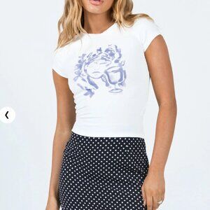 Princess Polly Shelby Mini Polka Dot Skirt